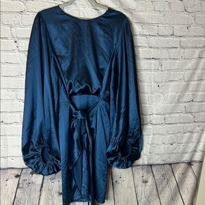 Petal &Pup Opal faux wrap mini dress size US 14